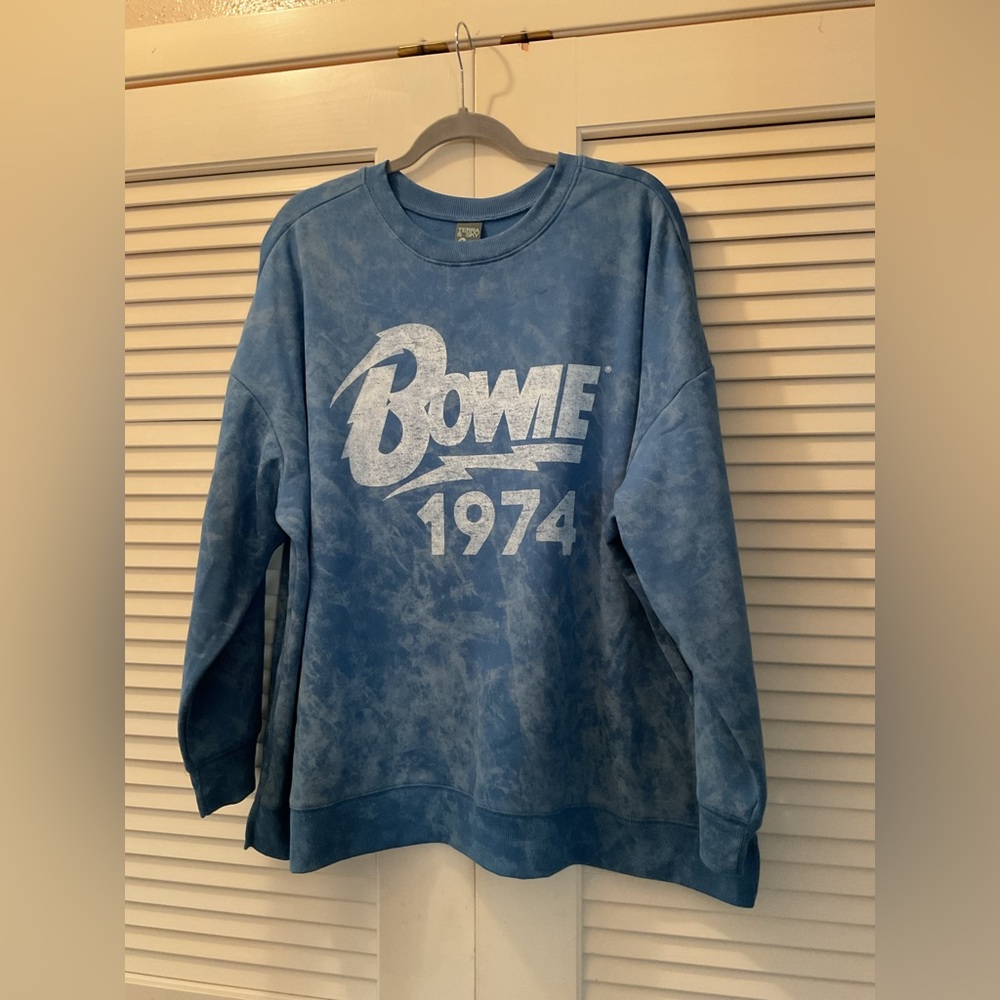 Blue Bowie 1974 Sweatshirt